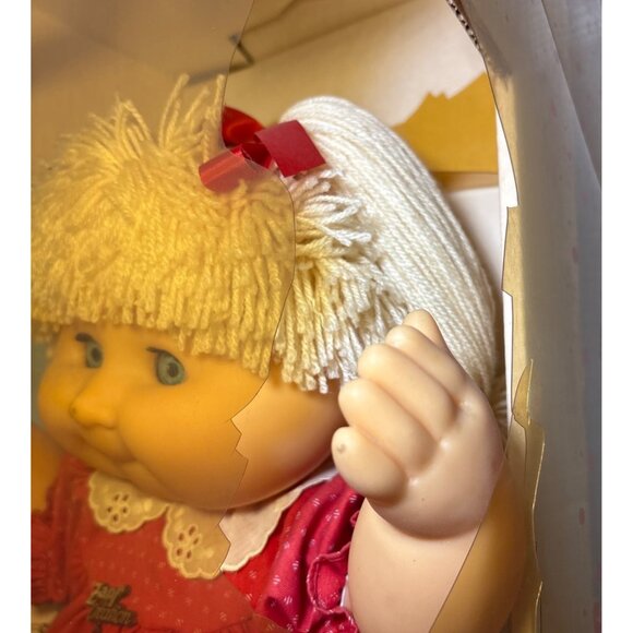 Zapf Creation Doll Tolpatsch Red Dress Duck Blond Original Box West Germany - Picture 9 of 14